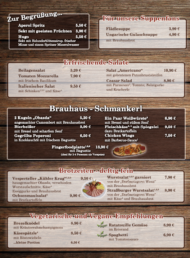 Speisekarte - www.brauhaus-karlsruhe.com