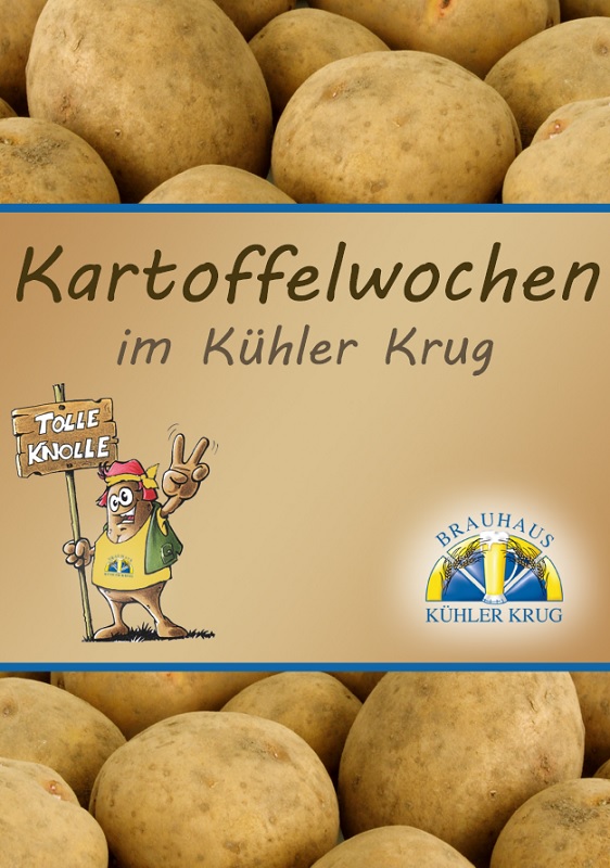 Kartoffelkarte 2017 Seite 1 Brauhaus Kühler Krug Karlsruhe